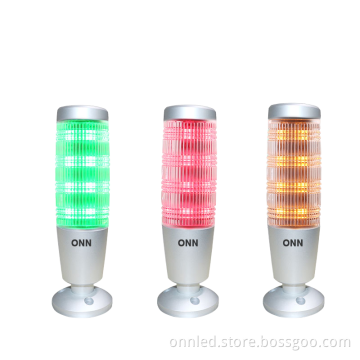 ONN-M4H Tri-Color Buzzer LED Signal Tower Light for CNC Machines - DC24V Warning Lights